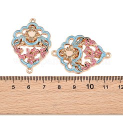 Alloy Enamel Cabochon Connector Settings&nbsp;AL-CBA8479-04KCG