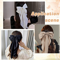 Cloth Big Bowknot Hair Barrettes&nbsp;AJEW-CP0008-41A-02