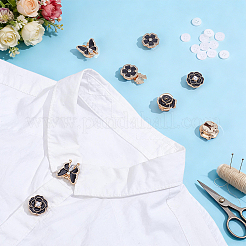 Alloy Enamel Cufflinks&nbsp;BUTT-NB0002-22A