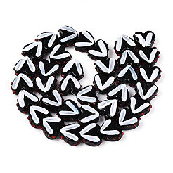 Opaque Handmade Bumpy Lampwork Beads Strands&nbsp;LAMP-T017-20-B07