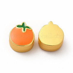 Rack Plating Alloy Enamel Beads&nbsp;PALLOY-A001-06MG-02