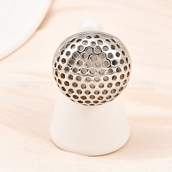 304 Stainless Steel Open Cuff Rings&nbsp;RJEW-D336-05P