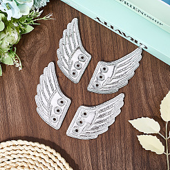 2 Pairs Cloth with Felt Shoe Decorations&nbsp;DIY-GF0011-46