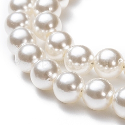 Acrylic Imitation Pearl Beads Bag Handle&nbsp;FIND-WH0043-31C