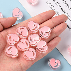 Transparent Enamel Acrylic Beads&nbsp;X-TACR-S155-004E