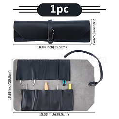 Multipurpose PU Leather Jewelry Rolls for Jewelry&nbsp;AJEW-WH0696-192A