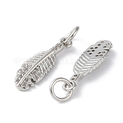 Rack Plating Brass Cubic Zirconia Pendants&nbsp;KK-M272-08P