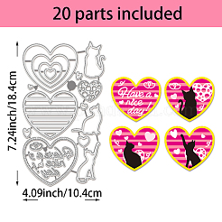 Carbon Steel Cutting Dies Stencils&nbsp;DIY-WH0309-1722