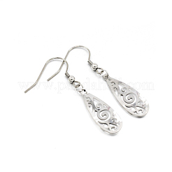 Tarnish Resistant 304 Stainless Steel Dangle Earrings&nbsp;EJEW-O024-15P