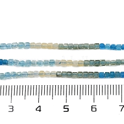Natural Blue Green Yellow Apatite Beads Strands&nbsp;G-NH0050-B01-01
