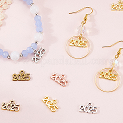 120Pcs 6 Colors Tibetan Style Alloy Pendants&nbsp;FIND-SC0016-17