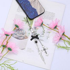 4Pcs Alloy Mobile Strap Sets&nbsp;DIY-SZ0009-99