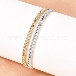Two Tone 304 Stainless Steel Cuff Bangles for Women&nbsp;SA-H001-07GP
