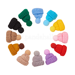 Handmade Wool Woven Hat Decoration&nbsp;AJEW-NB0001-16