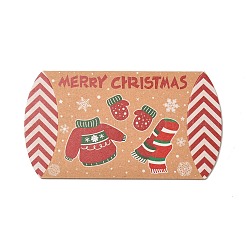 Christmas Theme Cardboard Candy Pillow Boxes&nbsp;CON-G017-02H