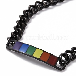 Rainbow Pride Bracelet&nbsp;LS-BJEW-F419-12B-EB
