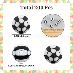 200Pcs Handmade Polymer Clay Beads&nbsp;CLAY-SC0002-51B