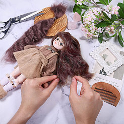 Artificial Wool Doll Wig Hair&nbsp;AJEW-WH0609-186D