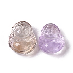 Buddhist Theme Ametrine Pendants&nbsp;G-K318-05