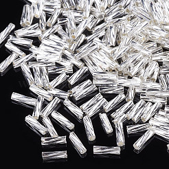 Glass Twist Bugle Beads&nbsp;SEED-S018-03