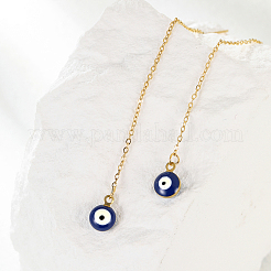 201 Stainless Steel Devil Eye Ear Thread&nbsp;SN3588