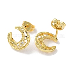 Rack Plated Brass Studs Earring&nbsp;EJEW-Z043-02G