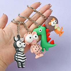 PVC Plastic Pendant Keychain&nbsp;KEYC-YW0001-14