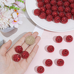 50Pcs Resin Rhinestone Beads&nbsp;RESI-PA0001-45D
