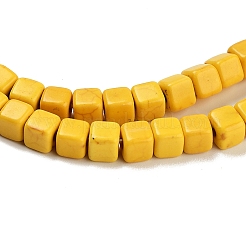 Synthetic Turquoise Beads Strands&nbsp;X-TURQ-G108-4x4mm-06