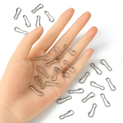 201 Stainless Steel Keychain Clasp Findings&nbsp;STAS-YW0001-79