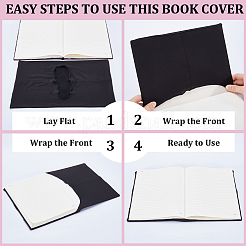 3Pcs Elastic Fabric Book Covers&nbsp;DIY-CP0007-42C
