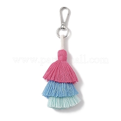 Handmade Macrame Nylon Thread Pendant Decorations&nbsp;HJEW-P019-14P