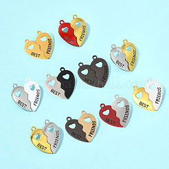 10 Sets Spray Painted Alloy Split Pendants&nbsp;FIND-FS0004-20