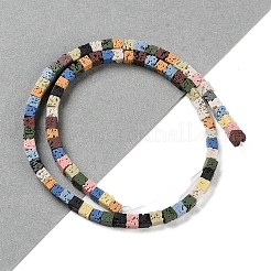 Synthetic Lava Rock Dyed Beads Strands&nbsp;G-H311-02A-05