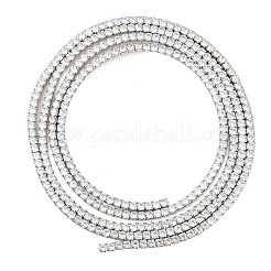 925 Sterling Silver Clear Cubic Zirconia Chains&nbsp;STER-C016-02B-P02