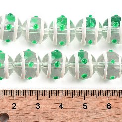 Glass with Enamel Beads Strands&nbsp;GLAA-M047-01H