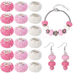 100cs Large Hole Resin European Beads&nbsp;RESI-PA0001-22B