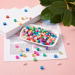 300Pcs Handmade Polymer Clay Colours Beads&nbsp;CLAY-CD0001-04