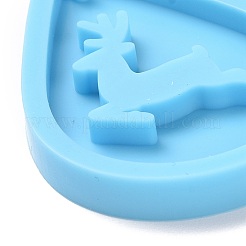 DIY Teardrop with Reindeer Pendants Silhouette Silicone Molds&nbsp;DIY-D060-29