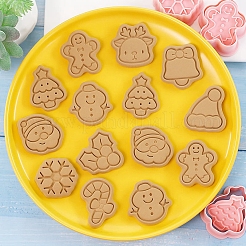 Christmas Themed Plastic Cookie Cutters&nbsp;BAKE-PW0007-028