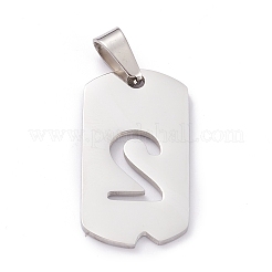 Non-Tarnish 304 Stainless Steel Pendants&nbsp;STAS-H144-02P-2