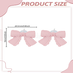 1Pair Alloy Bowknot Stud Earrings&nbsp;EJEW-LP0003-47