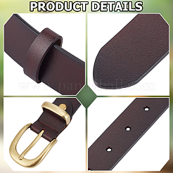 Cowhide Waist Belts&nbsp;AJEW-WH20070-229B