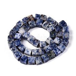 Natural Blue Spot Jasper Beads Strands&nbsp;G-T139-8x8-41