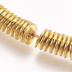 Electroplate Non-magnetic Synthetic Hematite Beads Strands&nbsp;G-K239-05B