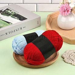 10Pcs 10 Colors Polyester Yarn for Knitting & Crochet&nbsp;YCOR-SZ0001-03A