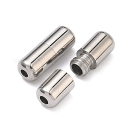 304 Stainless Steel Screw Clasps&nbsp;STAS-A138-10A-P