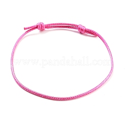 Adjustable Waxed Polyester Cord Bracelet for Women&nbsp;BJEW-TAC0011