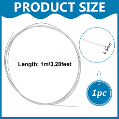 1M 925 Sterling Silver Wire&nbsp;STER-BC0004-45B