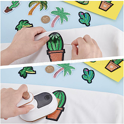 26Pcs 11 Styles Polyester Computerized Embroidery Cloth Iron on/Sew on Patches&nbsp;PATC-PH0001-52